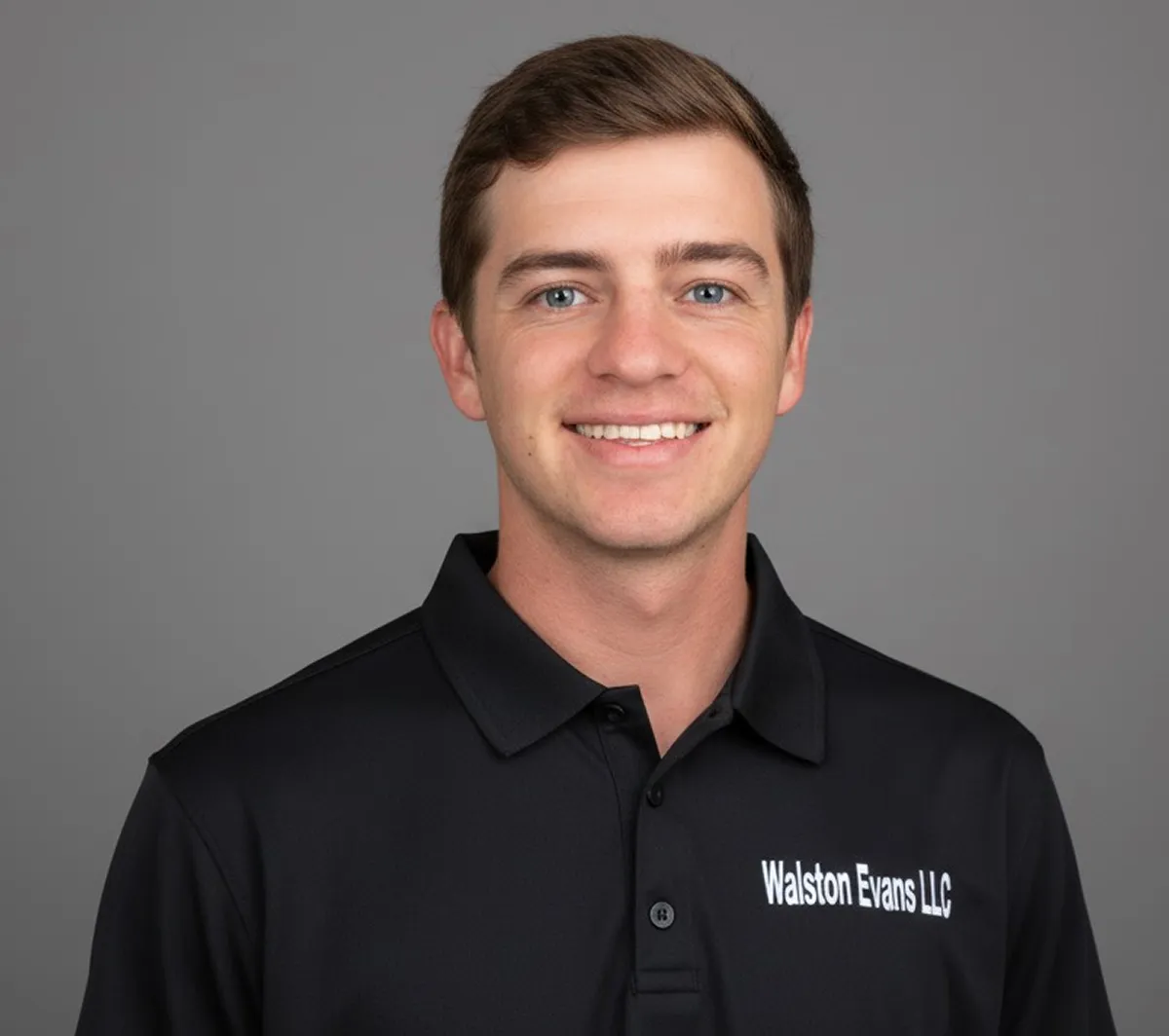 A headshot of one of the owners of Walston Evans, Nate Evans