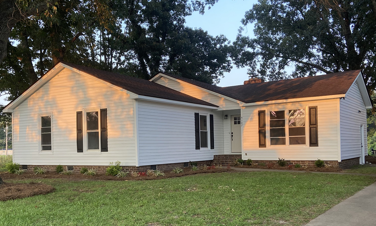a beautiful Greenville home that has been serviced by Walston Evans
