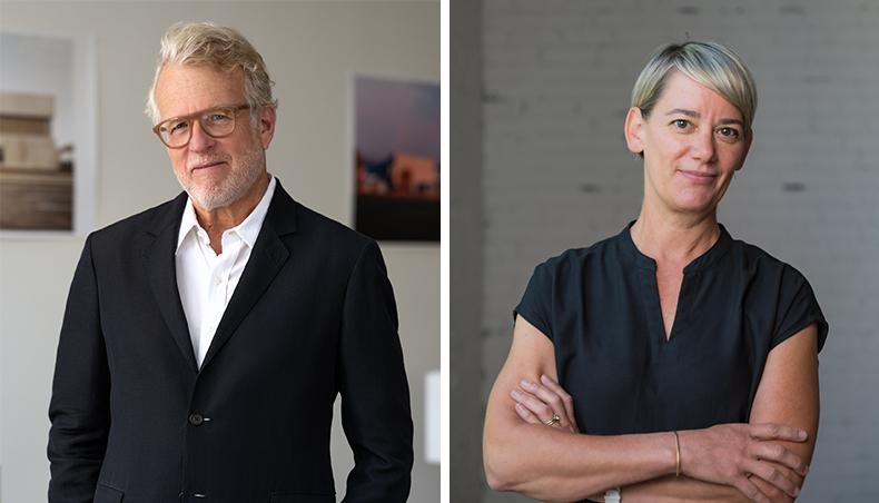 Brad Cloepfil (left) and Chelsea Grassinger (right)