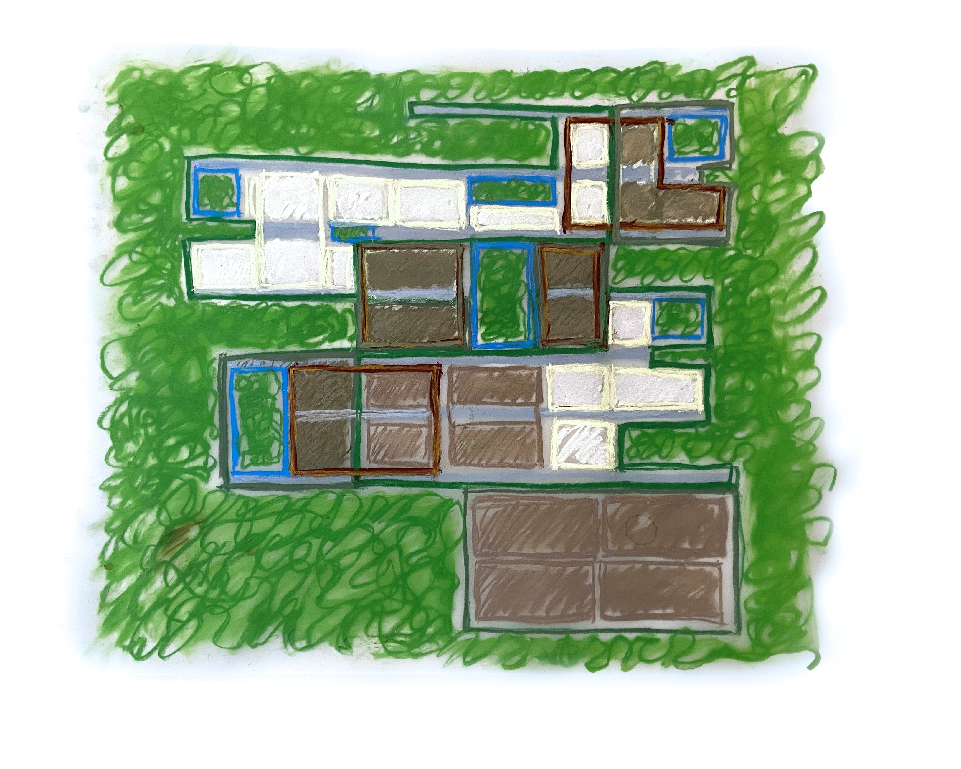 early project sketch, courtesy of Allied Works