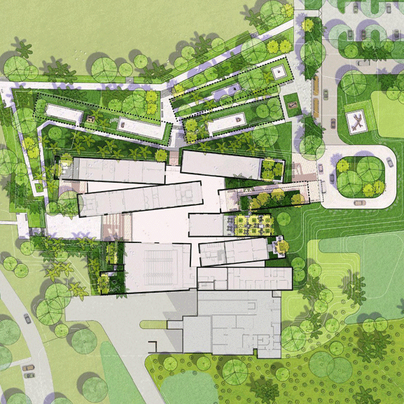 project site plan. Image courtesy of Unknown Studio