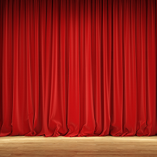 Image of stage curtains