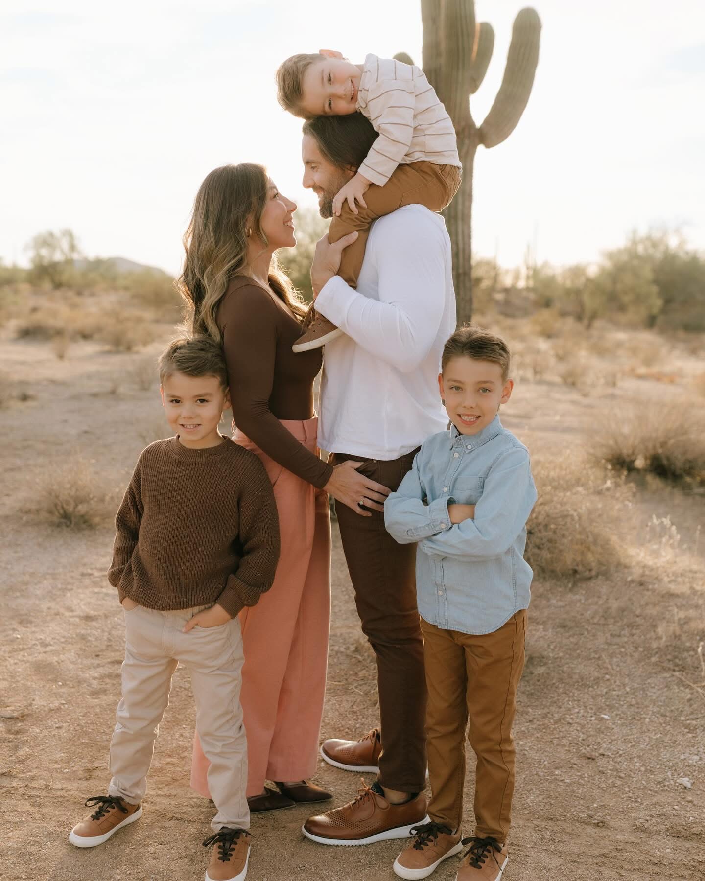 Dan and his family