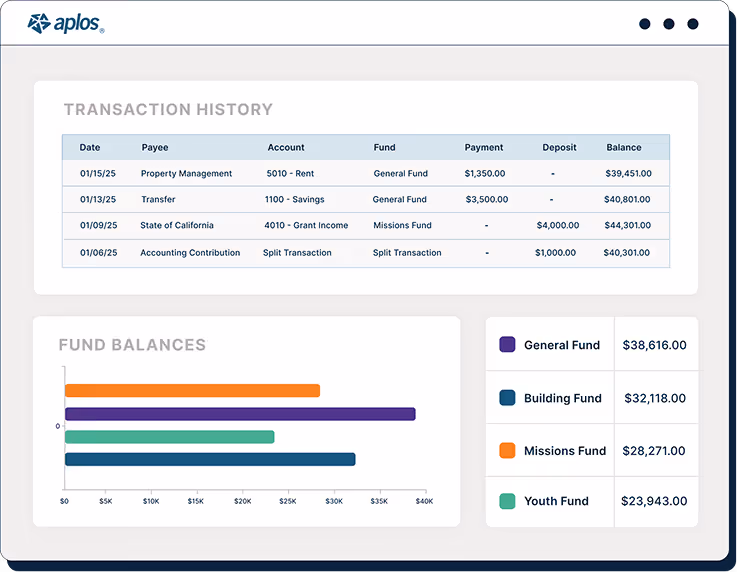 Track funds with ease