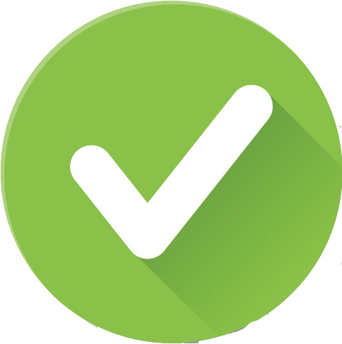 Green checkmark