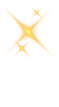 AGS golden star sparkle effect with radiant yellow light burst