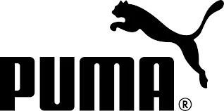 The leaping puma represents agility and performance in sportswear.