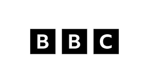 Known for its block letters, representing reliability in broadcasting news.
