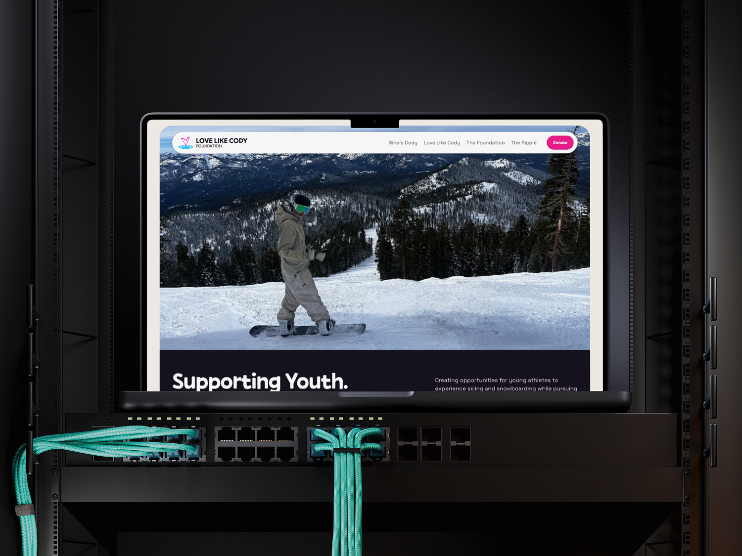 Love Like Cody Foundation website project by Peak Digital Studio