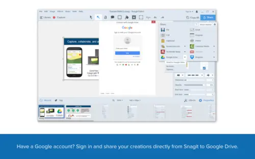 snagit googledrive