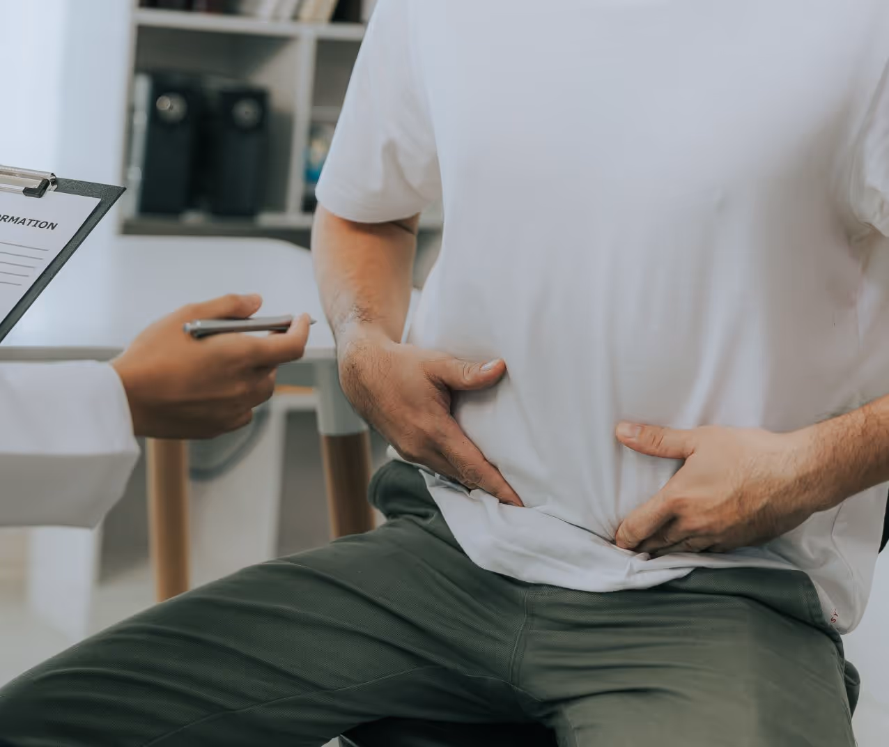 Man in Beverly Hills, CA with Crohn's disease, a bowel disease causing GI inflammation.