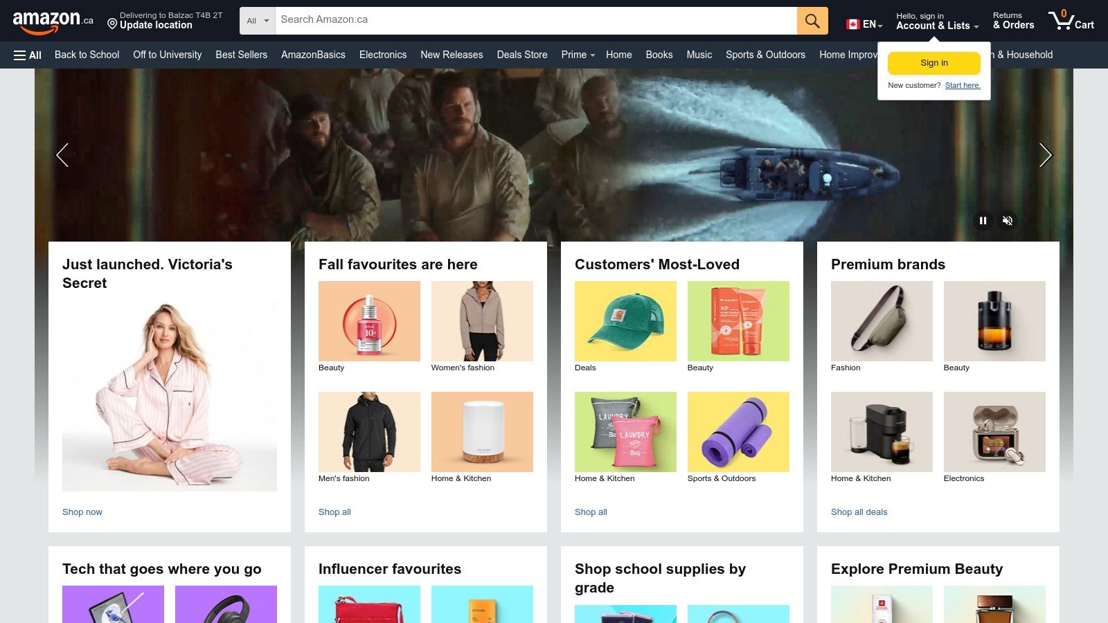 Amazon Canada – Marketplace for video-editing software