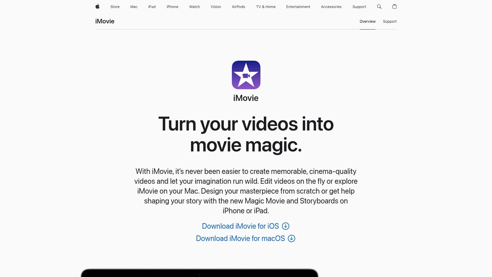 Apple – iMovie