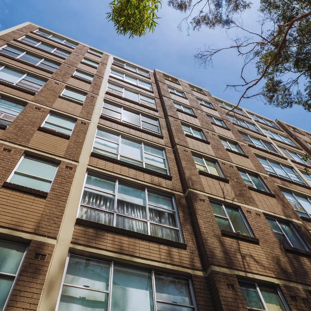 Concrete repairs on a Sydney building by Dapcor remedial construction team