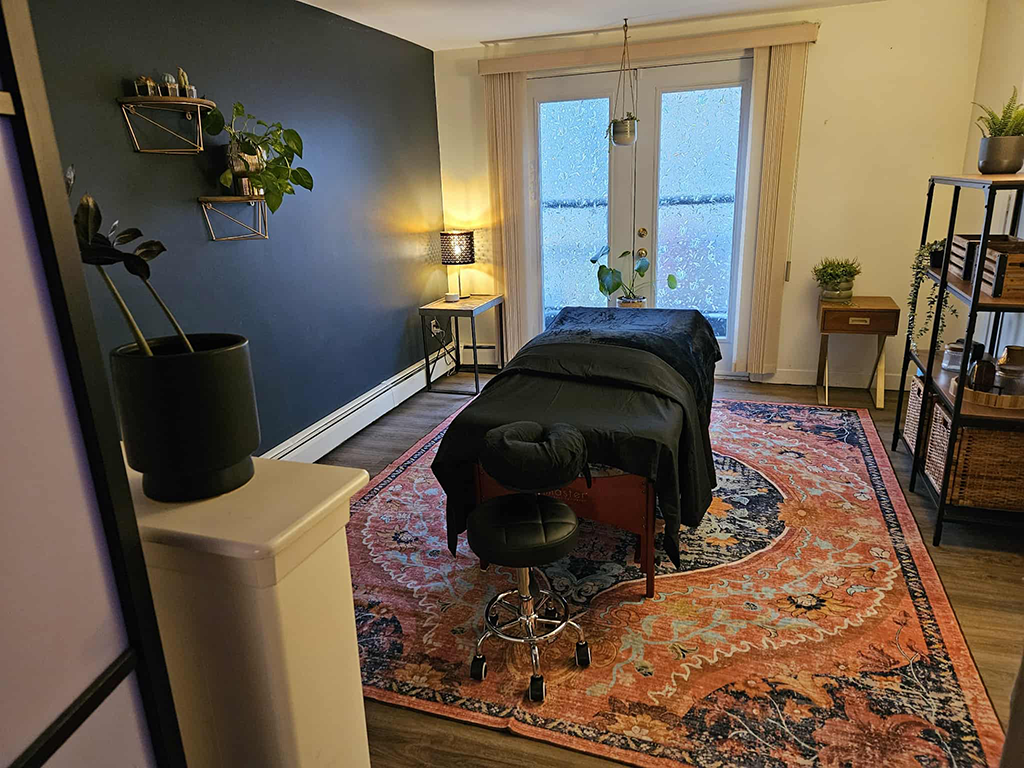 image of massage therapy room