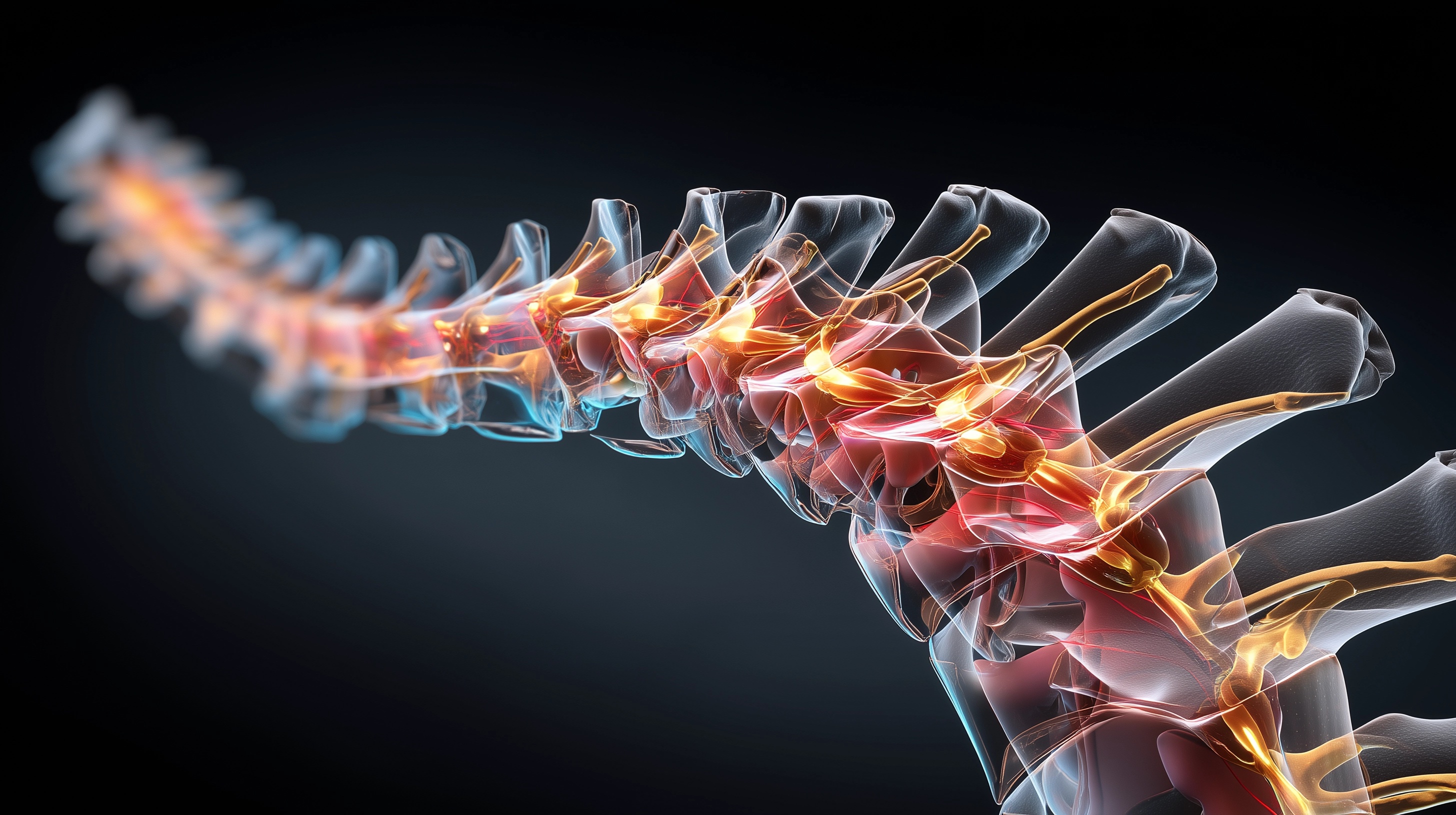 A 3d image of a long bone bone.