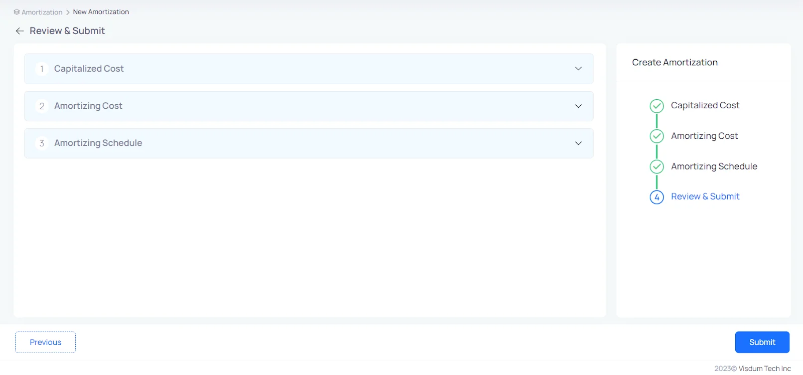 Amortization Settings in SaaS Sales Commissions Software: Visdum