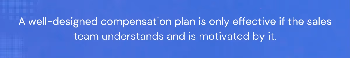 A well desinged saas sales compensation plan is crucial for success.