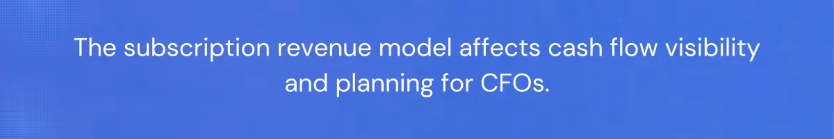 The impact of subscription revenue model on sales compensation and why is it relevant for CFOs.