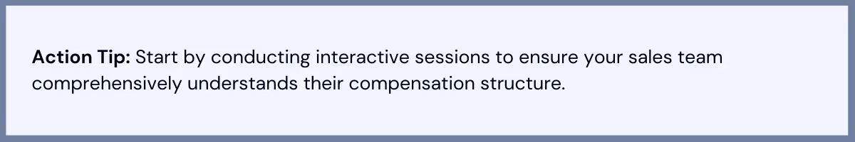 Solution #1 for poor sales compensation plans