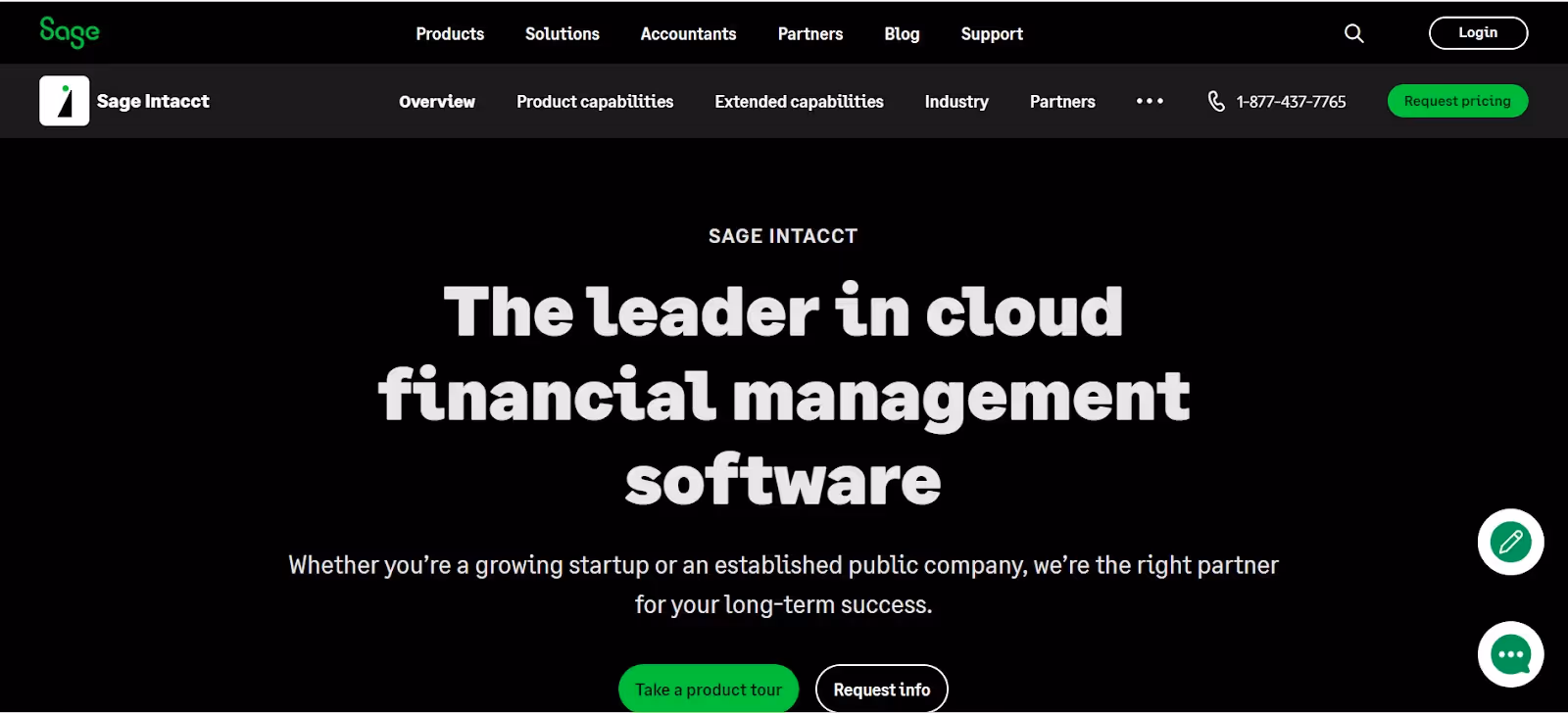 ERP Tools for CFO: Sage Intacct