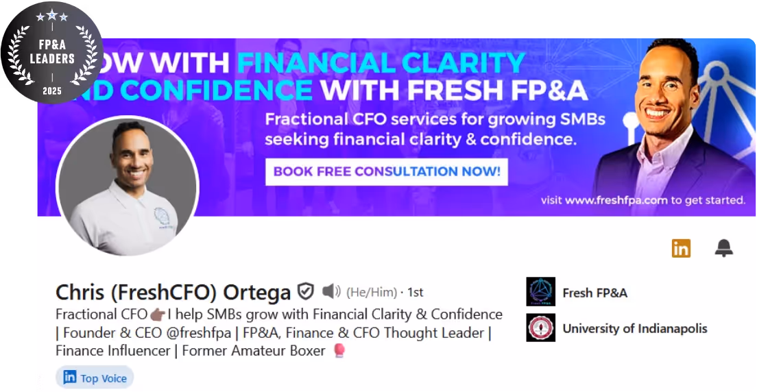 top FPA professional Chris Ortega