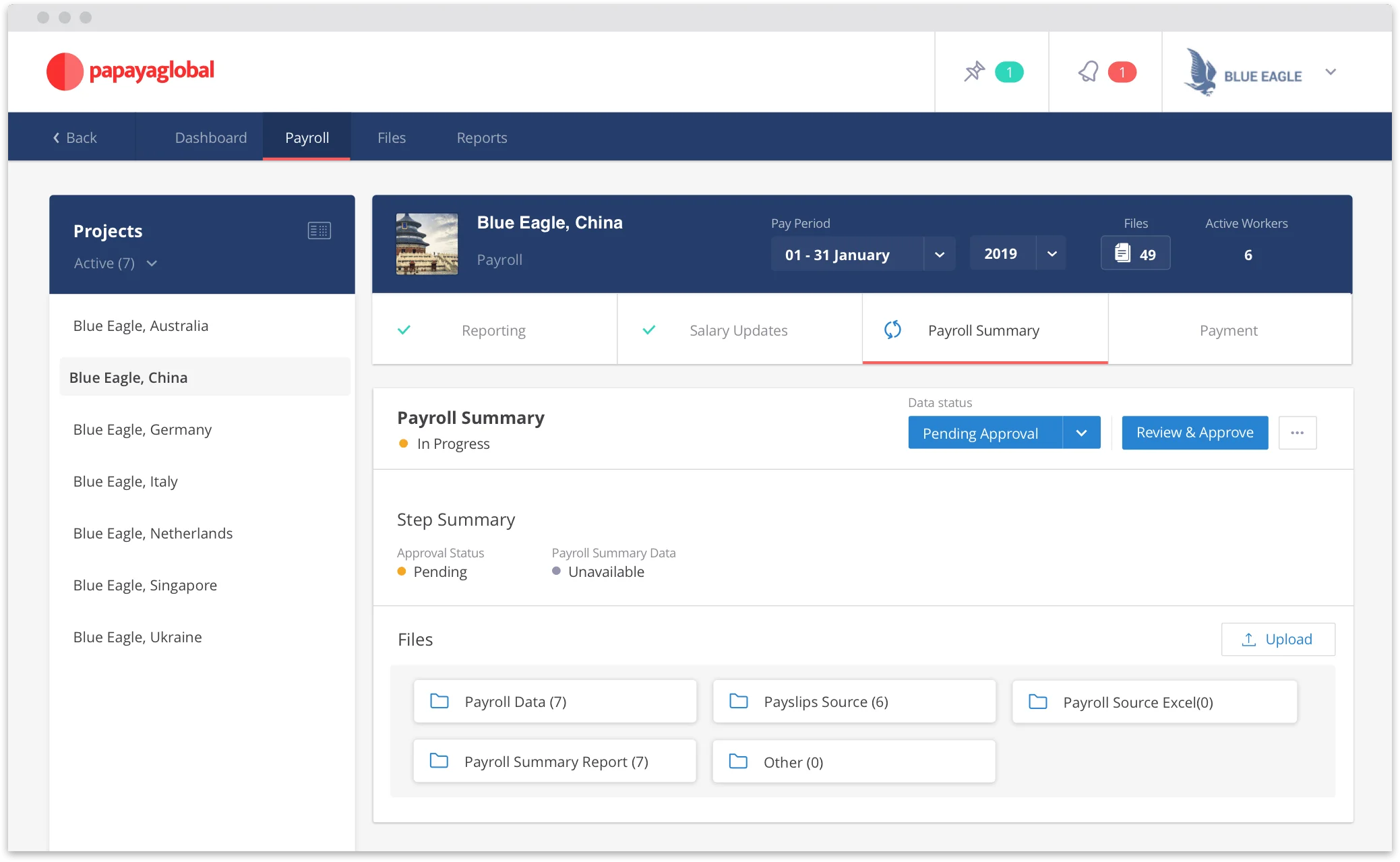 Papaya Global Payroll Automation Software Product Photo