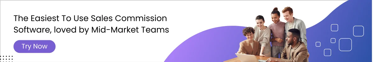 Visdum Banner CTA: Easiest to use sales commission software loved by mid-market teams.