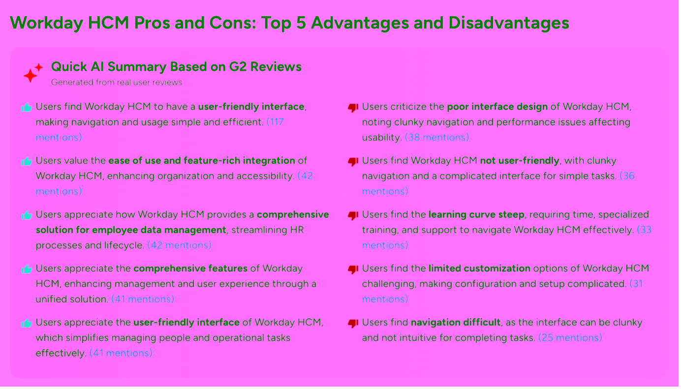 Workday HCM Use Cases, Pros, and Cons