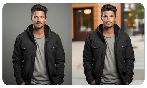 male model poses