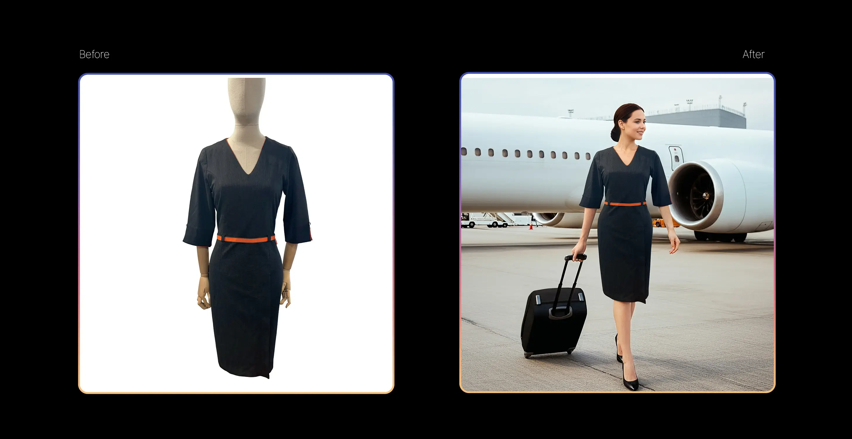 mannequin to model clothing photography