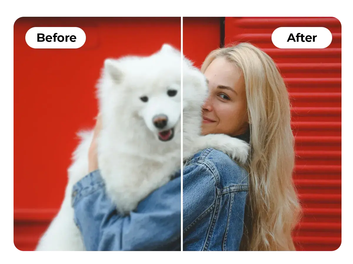 How to make a picture less blurry 