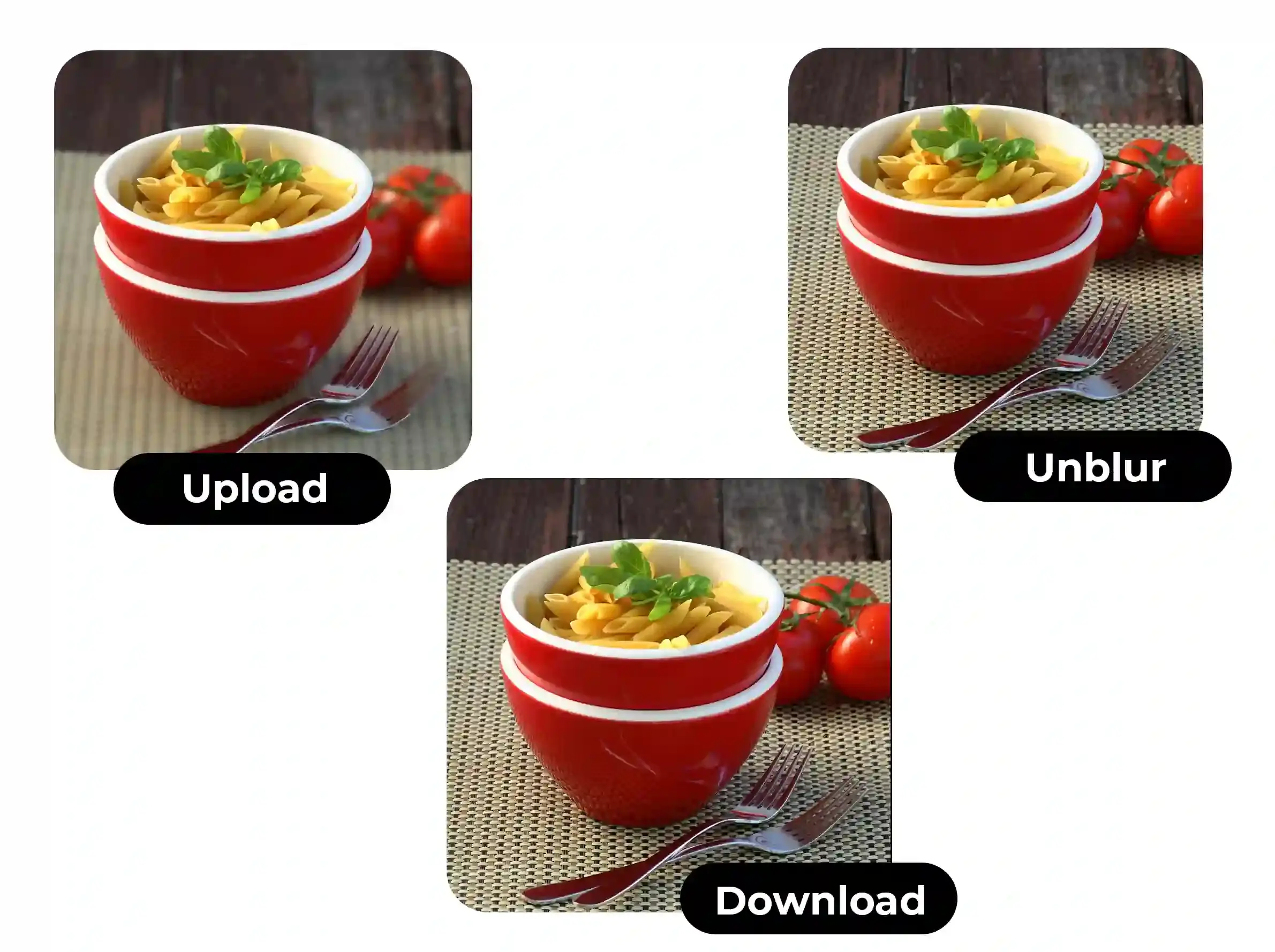 how to make blurry images clear