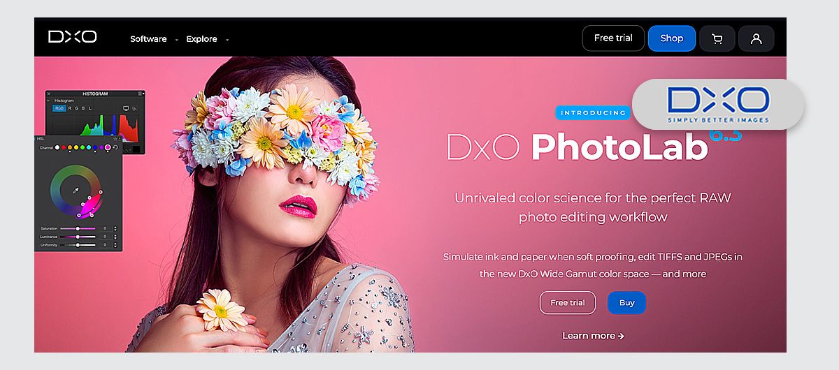 DxO is a photo retouching tools to try
