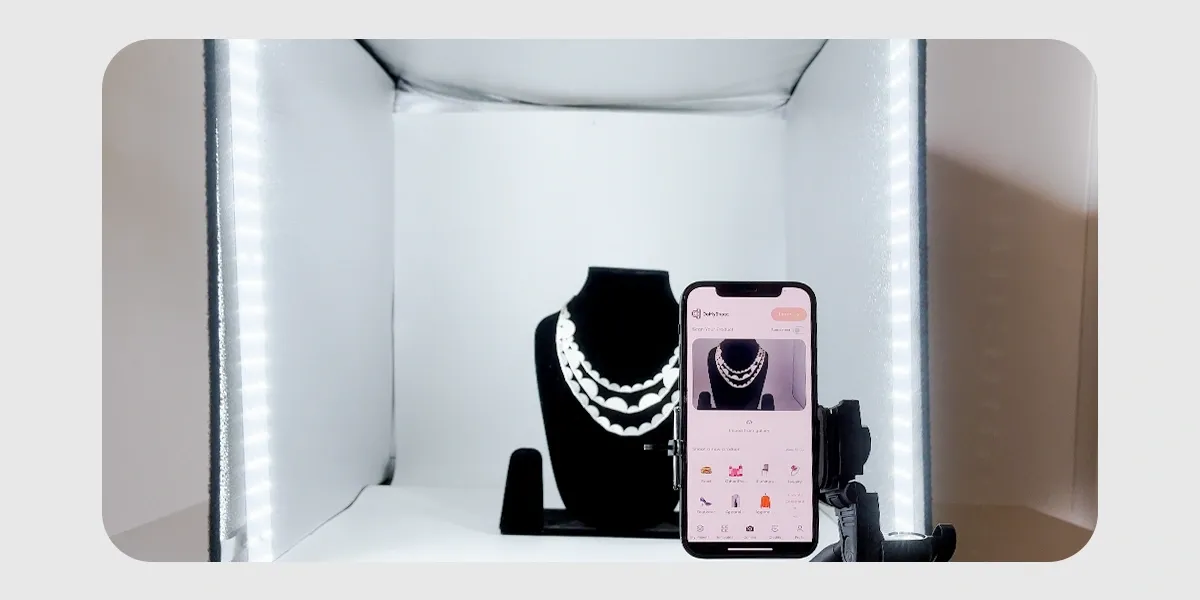 Lightbox is one of the equipment used in DIY product photography setup 