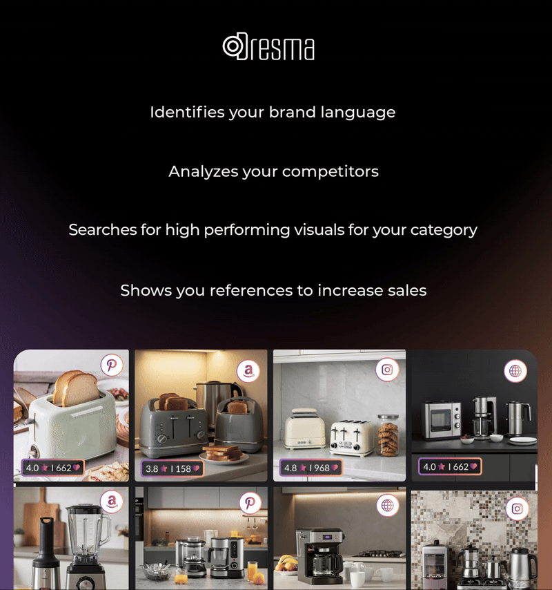 criador de mood board com suporte de dados