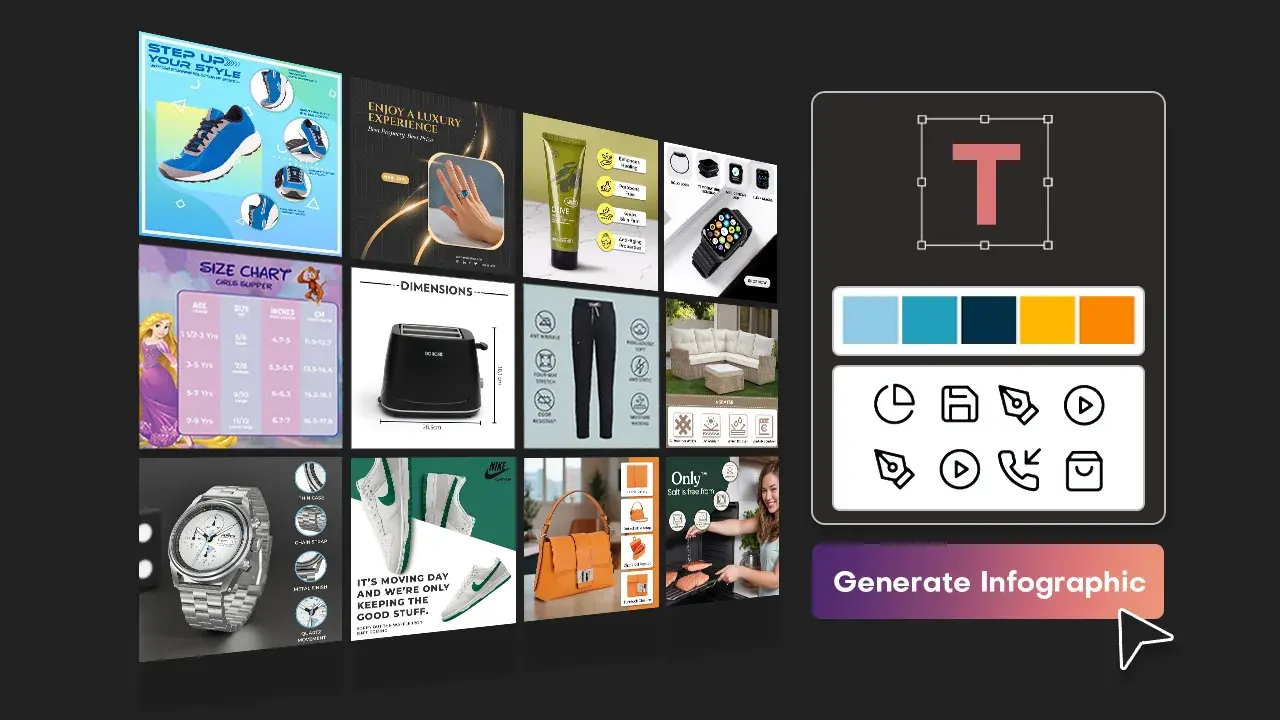 create infographic with dresma
