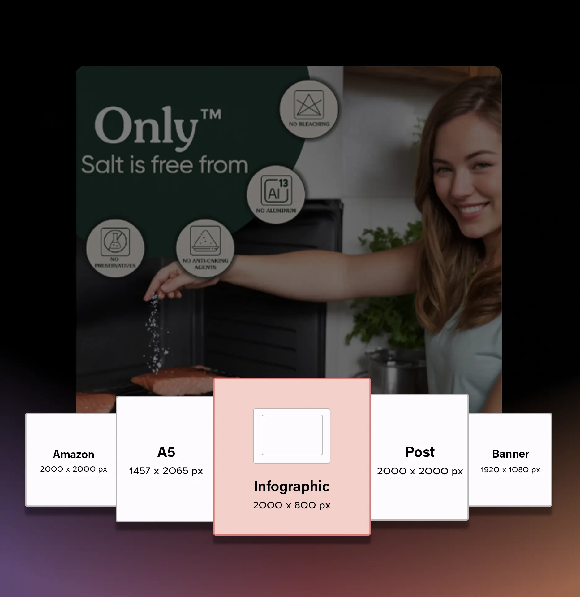 infographic design for various platforms