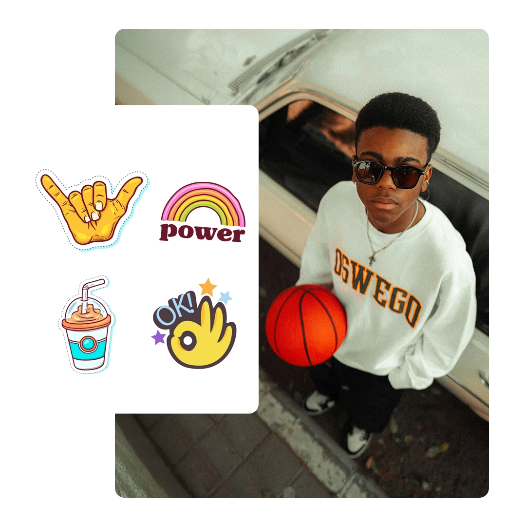 add sticker to photo