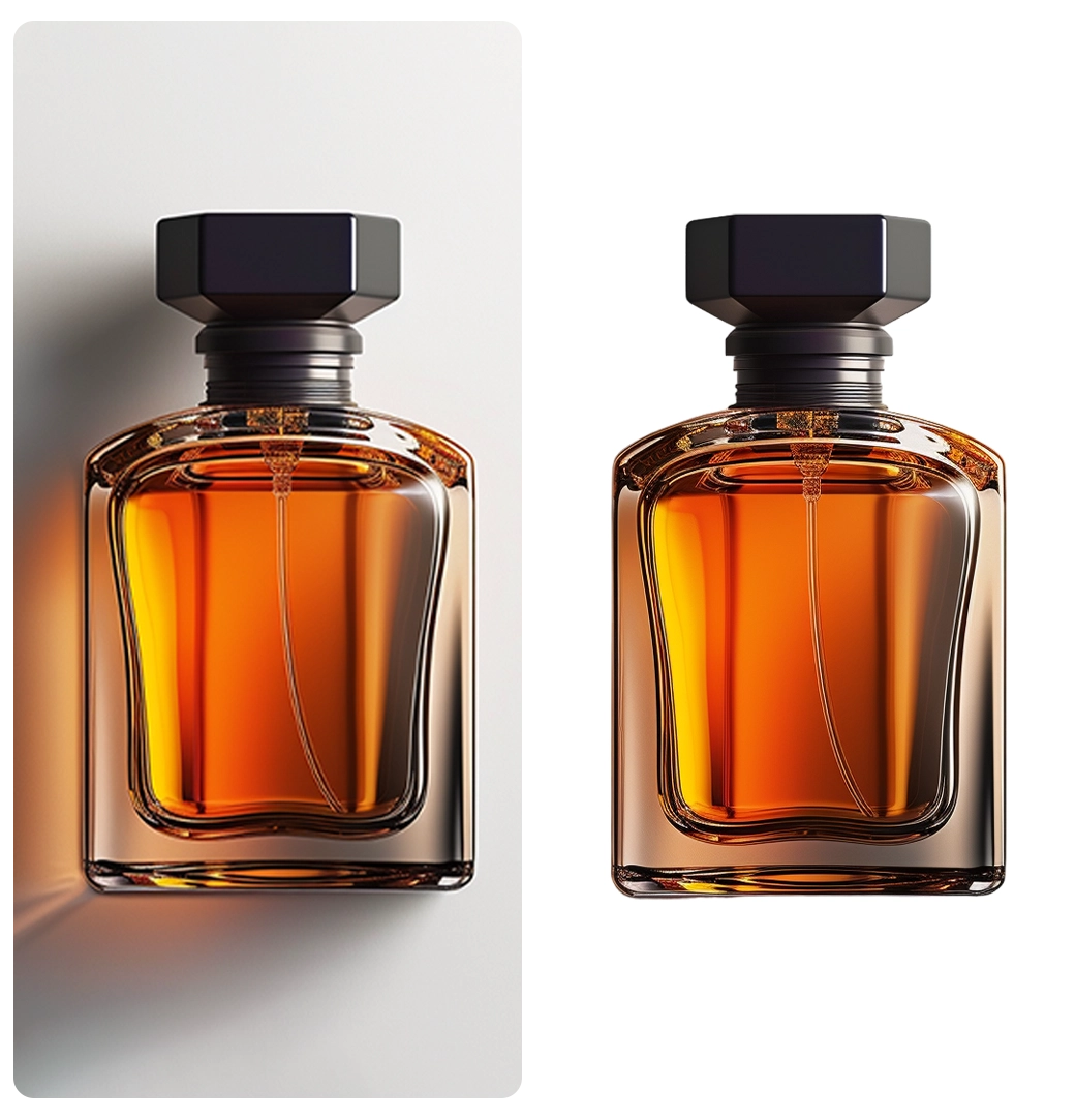 plain white background