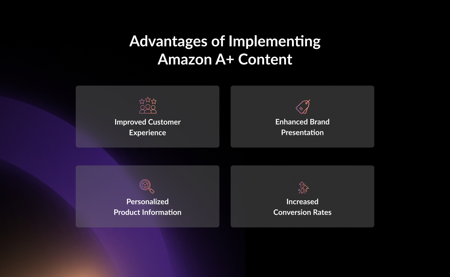 advantages of implementing amazon a+ content
