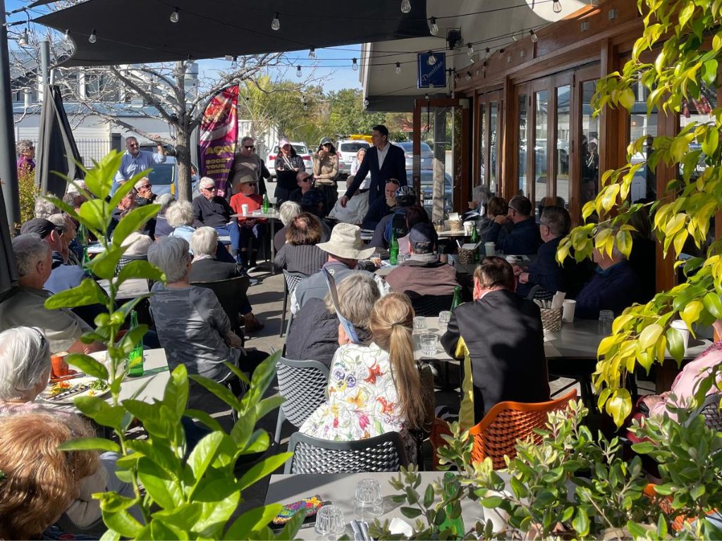 Coffee with Baz generates community conversation