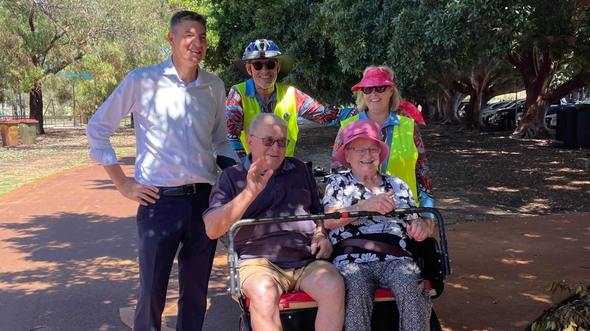 Lake Galup trishaws bringing joy