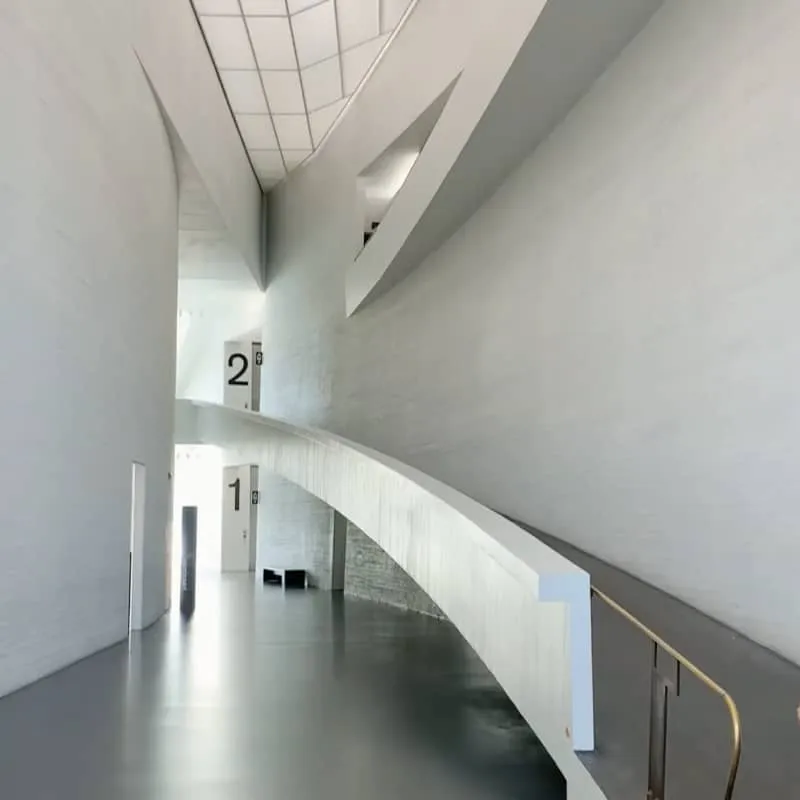 Staircase in museum
