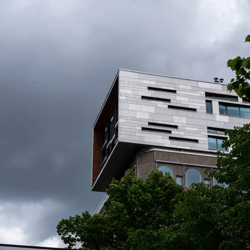 Modern building exterior