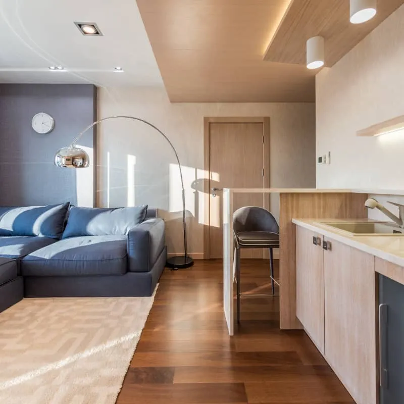 Modern building interior