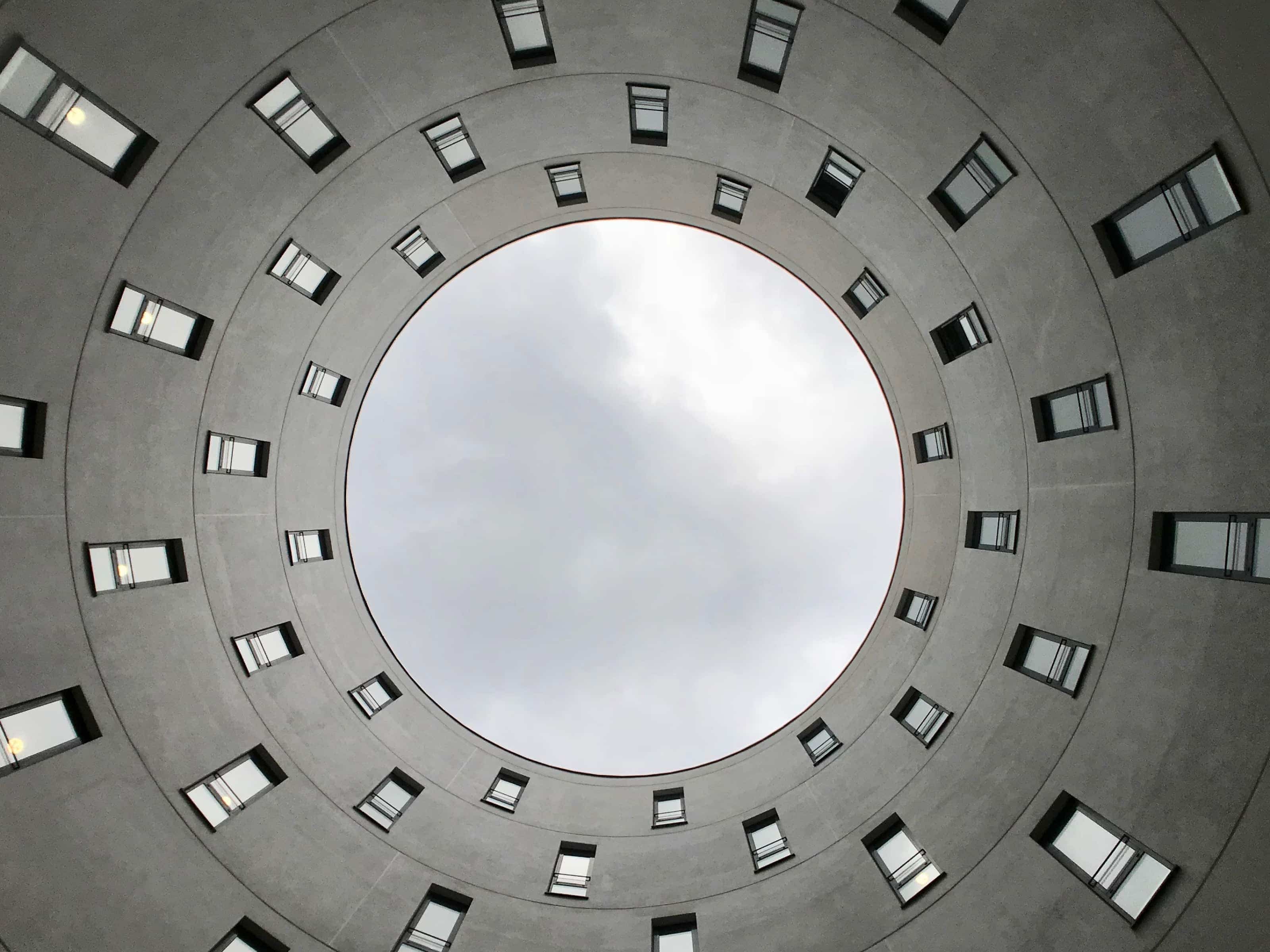 Cupola with sky view