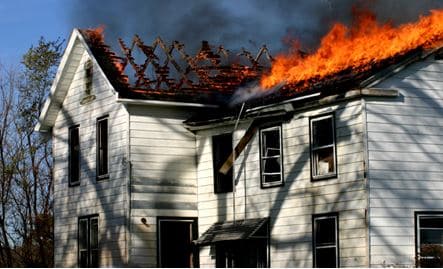 Electrical problems can cause house fires