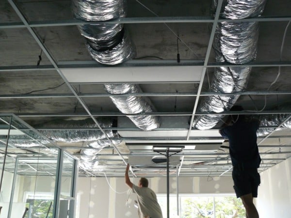 Ducted air conditioning for medium size offices