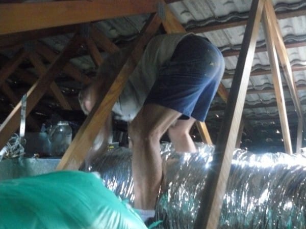 Installation of a Ducted Air Conditioning System